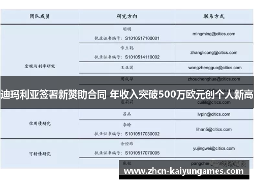 迪玛利亚签署新赞助合同 年收入突破500万欧元创个人新高